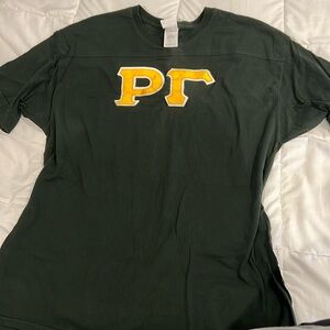 Rho gamma jersey with stiched letters